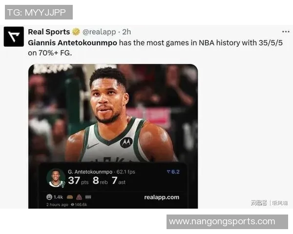 字母哥开局强势表现赛季前三战场均35分15篮板5助攻创历史新纪录